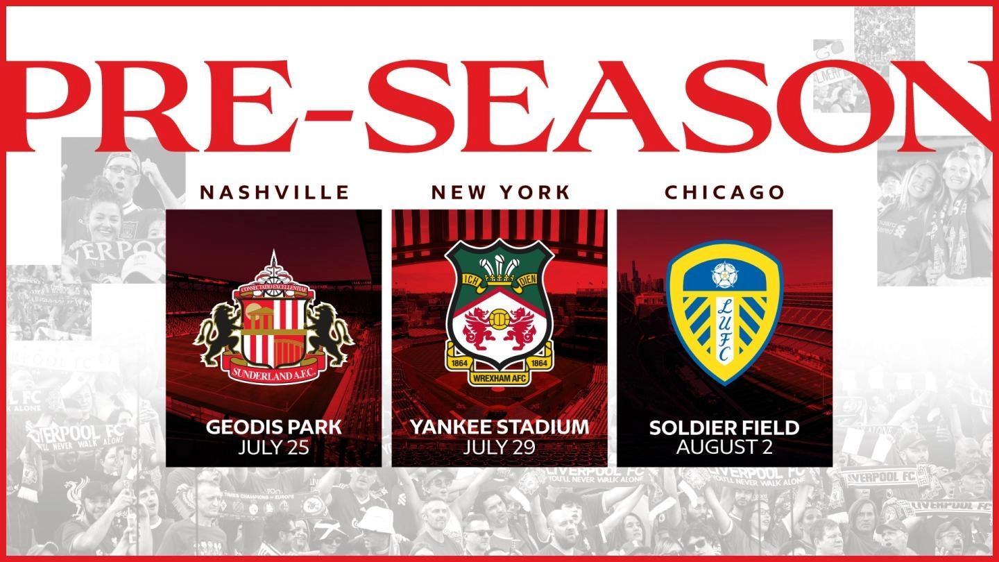星空体育官网-官方：利物浦今夏赴美国踢季前赛，对阵黑猫、利兹、雷克瑟姆